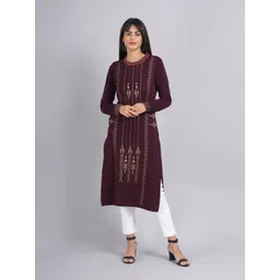 KEIKO Women Ethnic Motifs Printed Acrylic Kurta-picture-26