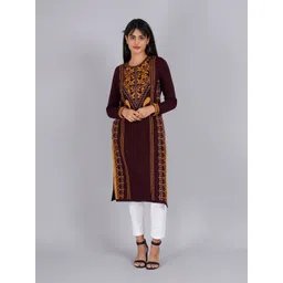 KEIKO Women Ethnic Motifs Printed Acrylic Kurta-picture-24