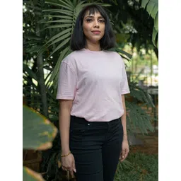 KEITH KARTER Women Henley Neck Raw Edge Slim Fit T-shirt-picture-32