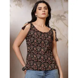 KEIYONA Print Ethnic Cotton Top image 1