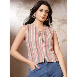 KEIYONA Women Printed Straight Crop Top-picture-25