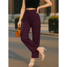 KEKRA Women Relaxed Easy Wash Trousers-picture-24