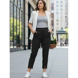 KEKRA Women Relaxed Easy Wash Trousers-picture-20