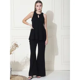 KELIN Embellished Round Neck Top With Trousers Co-Ords-picture-40