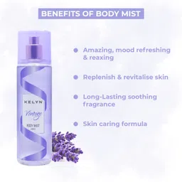 kelyn Vintage Long Lasting Fragrance Body Mist for Women Body Mist - For Women image 5