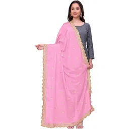 Kemza Ethnic Motifs Embroidered Dupatta with Sequinned-picture-11