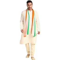 kemza Printed Chiffon Men Multicolor Stole-picture-47