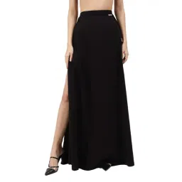 KENDALL + KYLIE Black Cotton Maxi Skirt-picture-17
