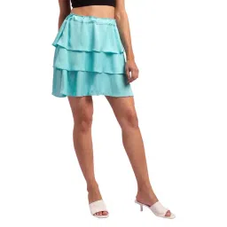 KENDALL + KYLIE Blue A-Line Skirt-picture-29
