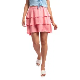KENDALL + KYLIE Pink A-Line Skirt-picture-27
