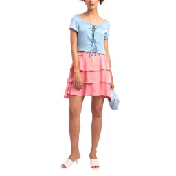 KENDALL + KYLIE Pink A-Line Skirt image 5