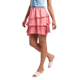 KENDALL + KYLIE Pink A-Line Skirt image 3