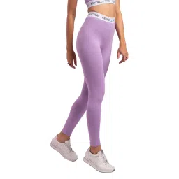 KENDALL + KYLIE Purple Cotton Sports Tights image 3