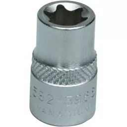 kennedy Kennedy-Pro 12.7 mm (1/2 Inch) Square Drive 6 Point Torx Socket Size - E20 mm-picture-26