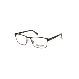 Kenneth Cole Grey Geometric Eye Frames for Men-image-47