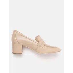 Kenneth Cole Leather Block Heeled Pumps image 4