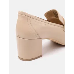 Kenneth Cole Leather Block Heeled Pumps image 3