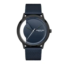 Kenneth Cole Men Blue Dial & Blue Stainless Steel Bracelet Style Straps Analogue Watch KCWGG2125302MN-picture-41