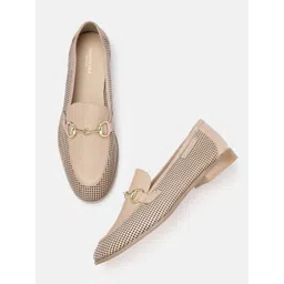 Kenneth Cole Women Leather Horsebit Loafers With Perforated Detail-picture-29