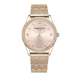 Kenneth Cole Women Rose Gold-Toned Dial & Rose Gold Toned Stainless Steel Straps Analogue Watch-picture-35