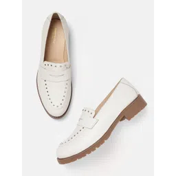 Kenneth Cole Women Studded Leather Penny Loafers-picture-40