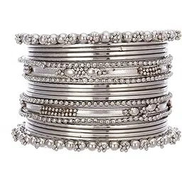 kennice Base Metal Bangles Set for Women & Girls-picture-11