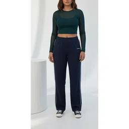 kepa Women Solid Dark Blue Track Pants-picture-15