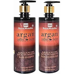 Keramoniks Argan Oil Shampoo + Conditioner Combo Pack Of 2 x 500 Ml -for Hair Repair & Shine, Nourishing and Frizz Control-picture-25
