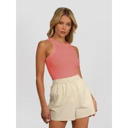 KERI PERRY Pink Slim Fit Crop Top-picture-35