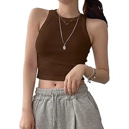 keri perry Tops for Women Crop Top for Women's Tank Activewear Tee Sports Western Casual Cotton Camisole-picture-20