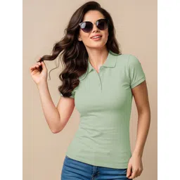 KERI PERRY Women Polo Collar T-shirt-picture-16