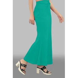 KERMIT S.H.FishCut_turquoise green_M_Saree Shapewear shapewear petticoat For saree Lycra Blend Petticoat-picture-14