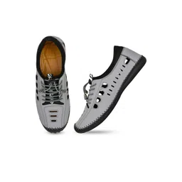 Kerzl Men Grey Synthetic Leather Shoe-picture-39