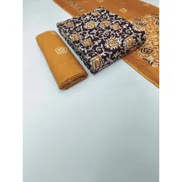 Keshar Printed Pure Cotton Unstitched Dress Material-picture-22