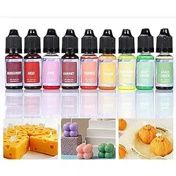Keshav Creations Liquid Candle Wax Color Set, 24 Colors Dye for Candle Making Liquid Candle Colors for Beeswax, Gel Wax, Soy Wax, Paraffin Wax - 10ml Each-picture-28