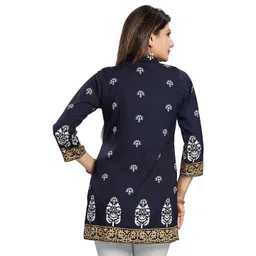 keshubaba Floral Printed Pure Cotton Kurti image 4