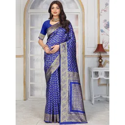 Kesudi Woven Design Zari Art Silk Heavy Work Banarasi Saree With Blouse Piece-picture-28