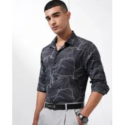 ketch Men Chevrons Slim Fit Shirt-picture-50