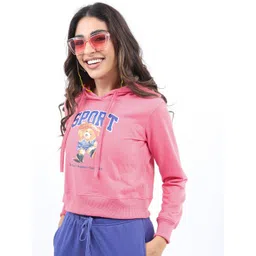 KETCH Women Printed Hooded Sweatshirt-picture-22