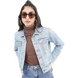 ketch Women's Cotton Blend Regular Fit Full Sleeve Jacket-picture-52