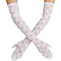 ketkar Floral Print Evening Women Gloves-picture-27