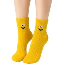 ketkar Women's Winter Warm Socks – Pack of 1 – Super Soft Fleece-Lined & Fur-Trimmed Woolen Socks for Cold Weather – Cozy & Stylish-picture-44