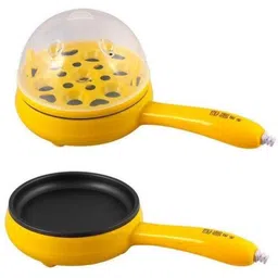 ketmart 2 in 1 Electric Egg Boiling New Unique Multifunctional Steamer Egg Frying Pan Egg Boiler Electric Automatic Off with Egg Boiler Machine Non-Stick Electric Egg Frying Pan Egg Cooker-picture-24