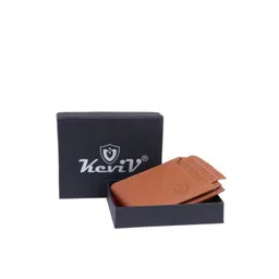 Keviv Men Tan Leather Two Fold Wallet-picture-41