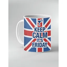 Keviv Multicoloured Text or Slogans Printed Ceramic Glossy Mugs Set of Cups and Mugs-picture-15