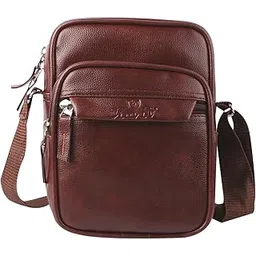 keviv PU-Leather Sling Bag/Cross Body Bag/Travel Bag/Side Bag/Messenger Bag For Men With Adjustable Strap - (23cm x 18cm x 12cm) SB07-picture-24