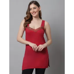 KEX Sweetheart-Neck Pure Cotton Camisole-picture-43