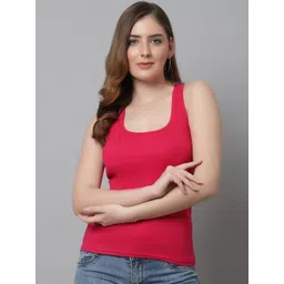 KEX Women Cotton Racer Back Camisoles-picture-6