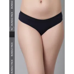 KEX Women Pack Of 2 Pure Cotton Hipster Briefs-picture-10
