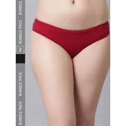 KEX Women Pack Of 2 Pure Cotton Hipster Briefs-picture-36